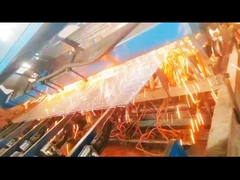 Galvanize Yüksek Güvenlik Kaynaklı Tel Ağı Çit 1.8M Çizgili Çit