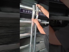 Galvanizli Tozla Kaplı Tel Ağı Çit 8FT Prosion için Genişletilmiş Tel Ağı Çit