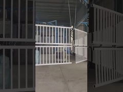 Avrupa Tasarımı 10FT Tubular Çelik Kapı Özel Dekoratif Demir Çit