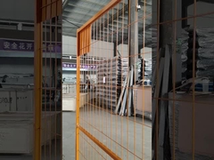 Güvenlik Yeşil PVC Geçici Çit Dışarı Galvanize Güvenlik Çit