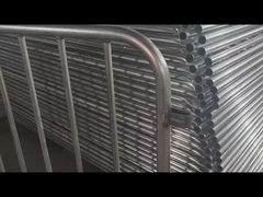 1x2M Galvanizli Çelik Kalabalık Kontrol Engelleri Avrupa Standartı