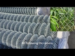 Elektrikli galvanizli elmas tel örgü 2 inç zincir bağlantı çiftlik çit