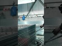 Kanada Pazarı 6' X10'ft İnşaat Sahası Geçici Galvanizli Çit Demosu