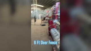 Güçlü Geyik Çit 8 Ft Yükseklik Galvanizli Hasır