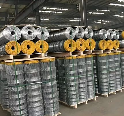 1.5M Height 20cm Weft Spacing High Tensile Galvanized Veld Farm Fence