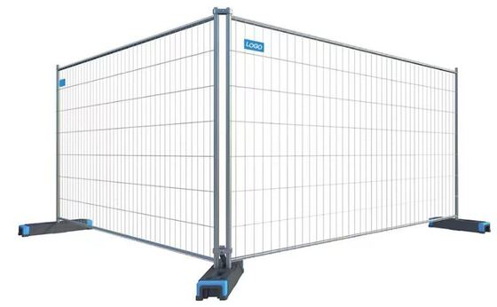 2Mx3.5M Hot Dip Galvanized Temporary Heras Fencing Panels with 32mm Frame Tube for Construction Sites