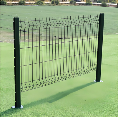 6FT High Easily Assembled PVC Coated 3D V Mesh Security Garden Fence