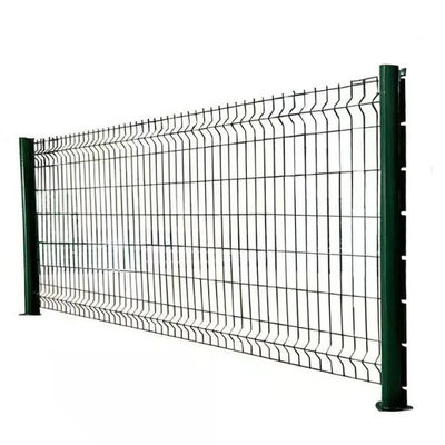 Easily Assembled V Bending Welded 3D Curved Garden Security Fence Panel 