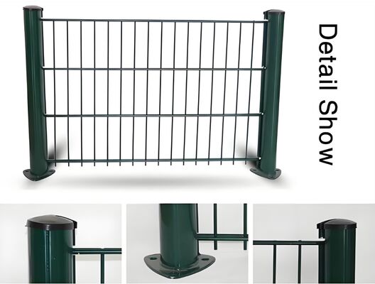 6ft yüksek kolay monte PVC kaplı 3D V Mesh Güvenlik Bahçe Çit