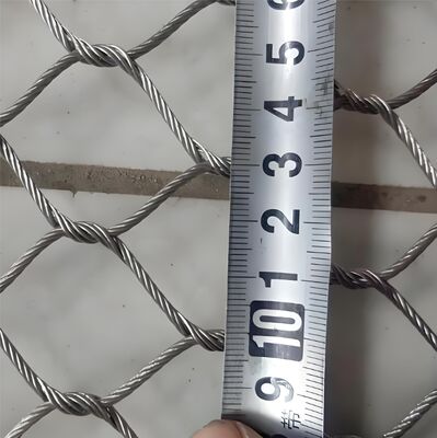 304 paslanmaz çelik tel ip ağı dayanıklı ve pas geçirmez koruyucu çit için 7x19 dokuma tarzı ile