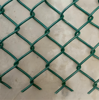 Galvanized Steel PVC Coated Chain Link Fence with 6FT Width for Outdoor Security and Safety Fencing