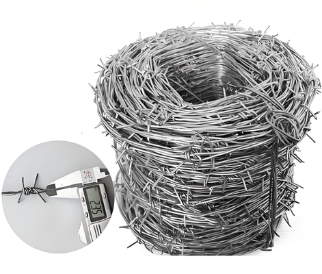 BTO-22 Razor Barbed Wire with 14 Gauge Core and Hot Dipped Galvanized Coating for Border Protection